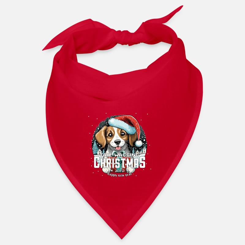 Noël queue de chien remuant Noël Bandana