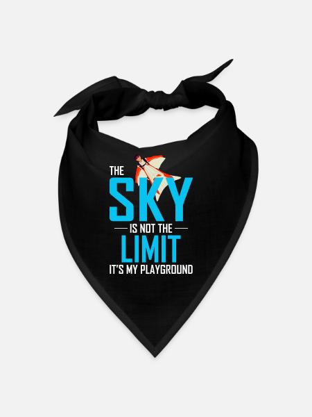 Wingsuit volant Base Jumping Parachutisme Wingsuit - Bandana - noir - Devant