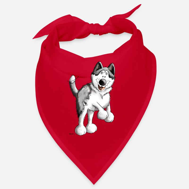 Cute Husky Bandana