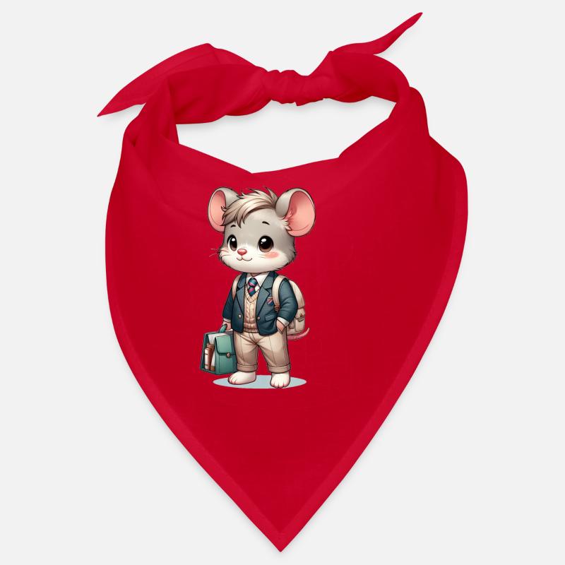 Cute Schoolboy Mouse Bandana