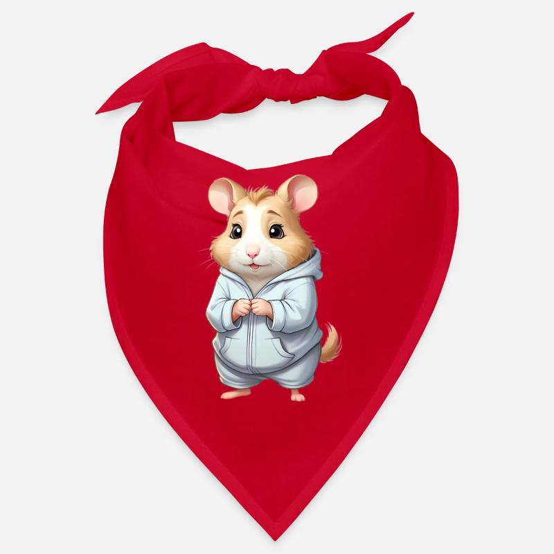 Cuddly Hero Hamster Pullover Hoodie Bandana