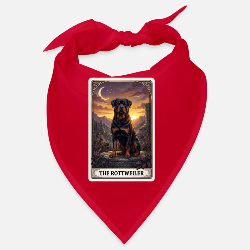 Tarot au clair de lune des rottweilers Bandana