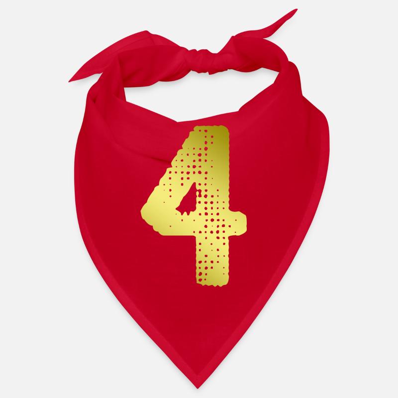 4 Number jersey Bandana