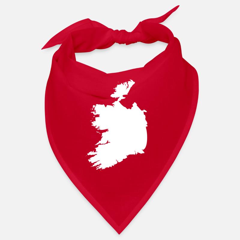 Drapeau de carte d'Irlande Bandana