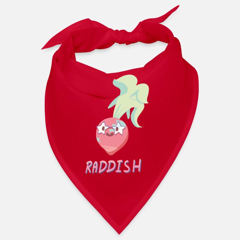 Mignon dessin animé Radis Bandana