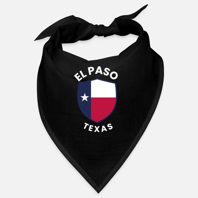 Drapeau du Bouclier du Texas d’El Paso Bandana