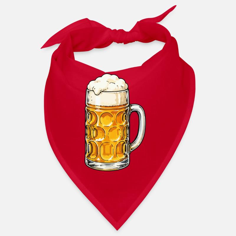 Beer mug with foam Bandana