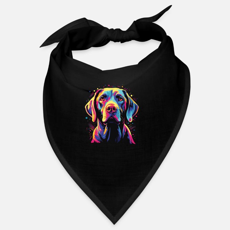Watercolor Colorful Pointer Bandana
