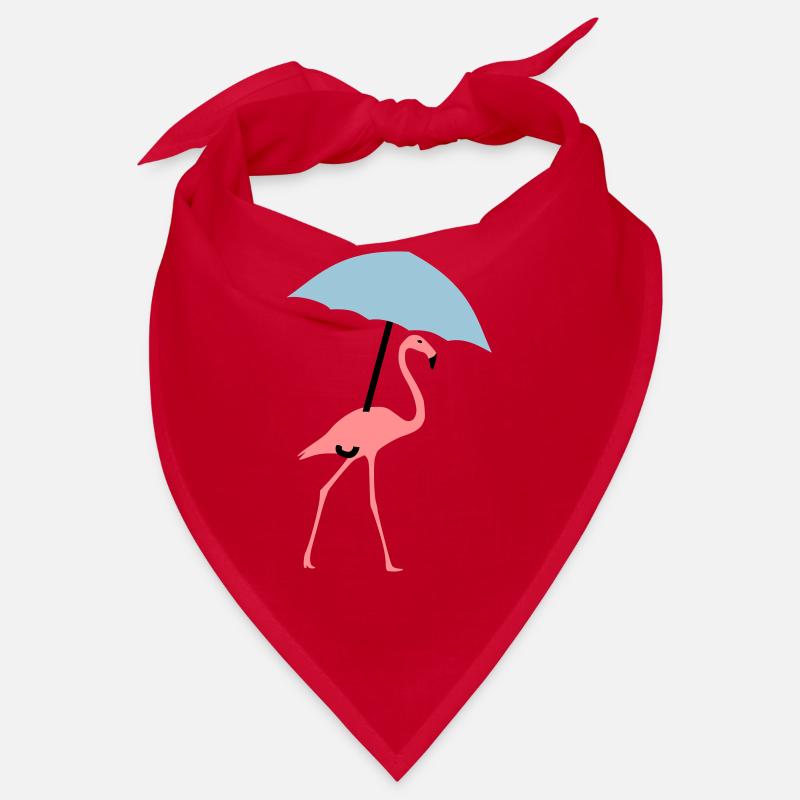 Flamingo mit Regenschirm oder Sonnenschirm Bandana