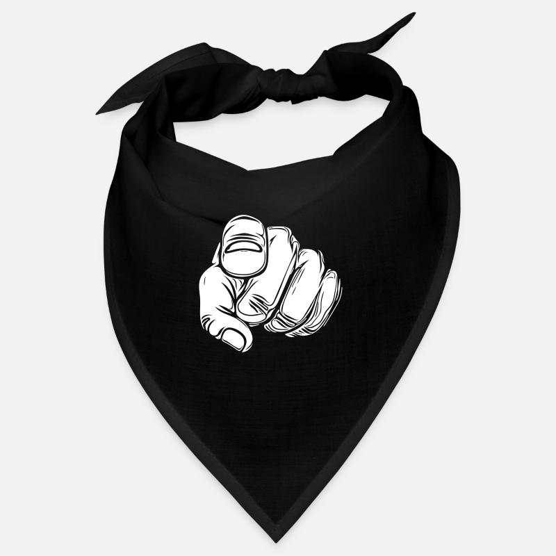 Index avec la main de Vector Bandana