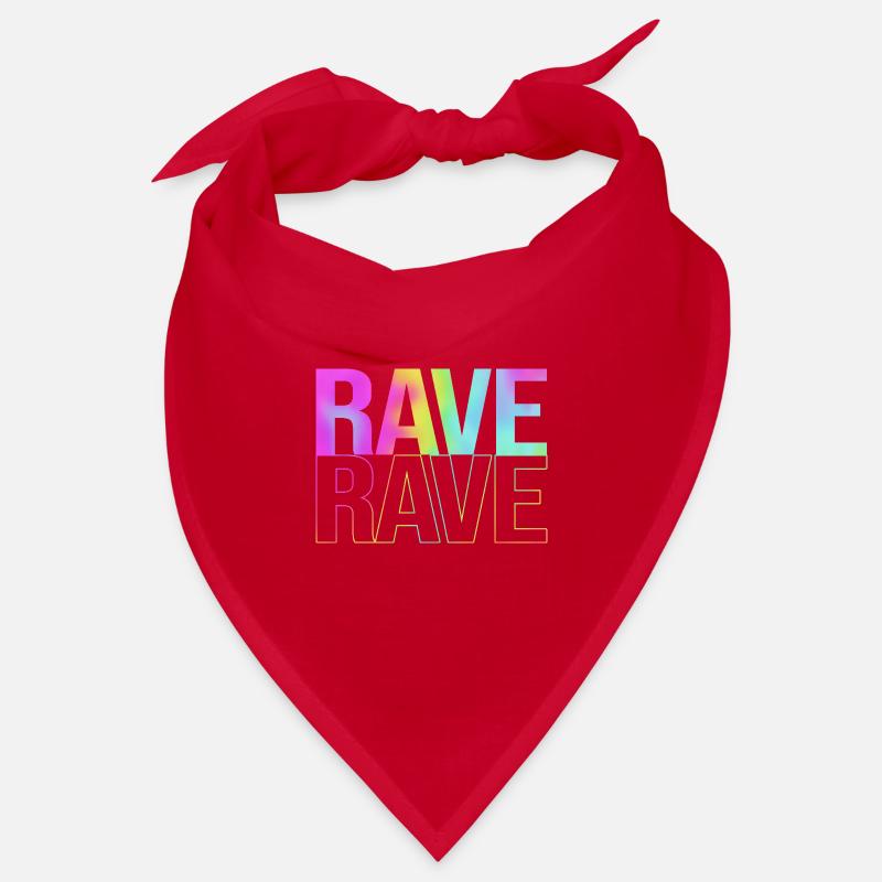 Rave Raver Musique techno Techno basse Table de mixage Bandana
