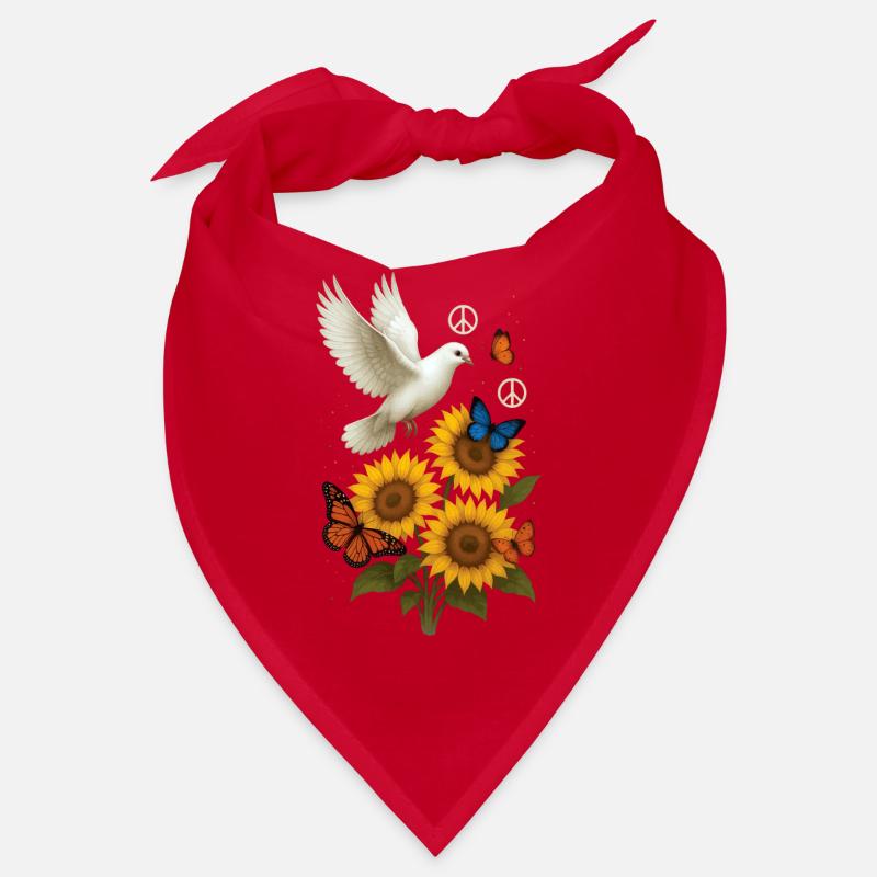 Weiße Taube Bandana