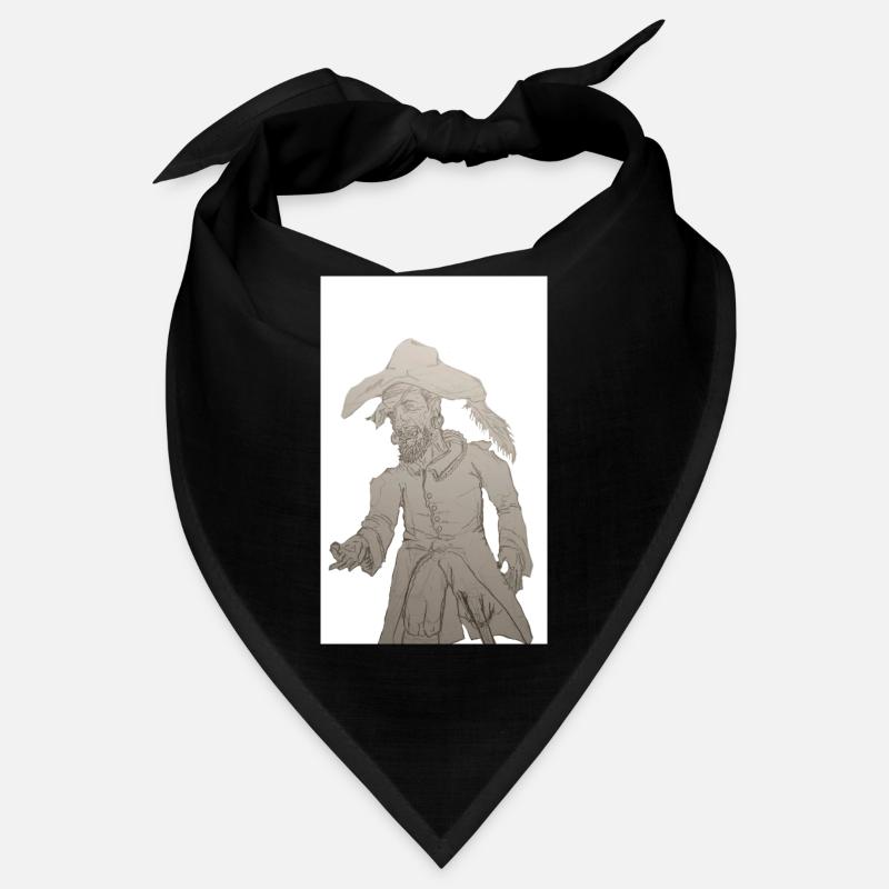Greedy Pirate (graphite) Bandana