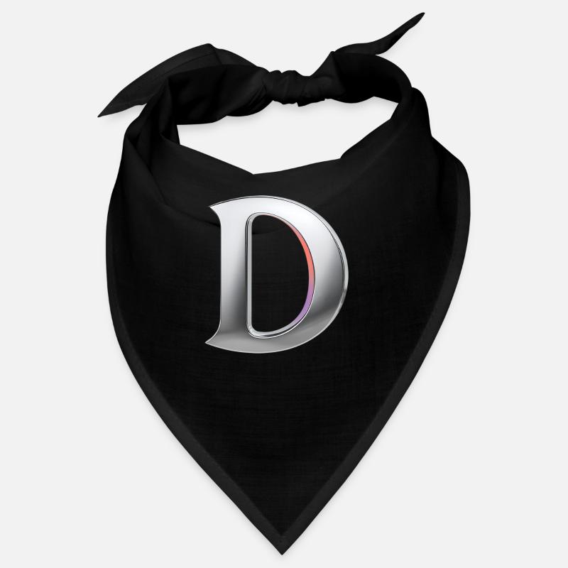 Chrome ,, D " Metallic Bandana