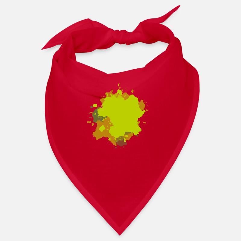 Éclaboussures de vert Bandana