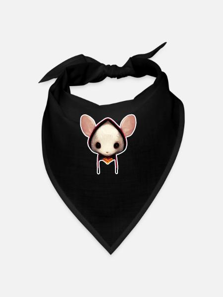 Mouse Wanderer - Bandana - black - Front