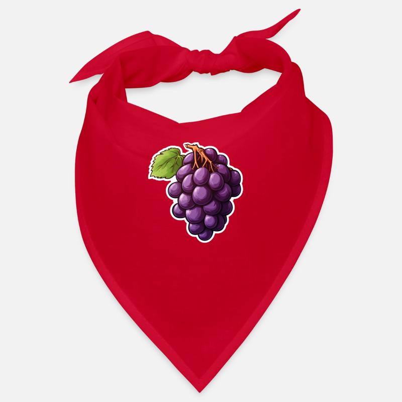 Weinreben dunkel Bandana