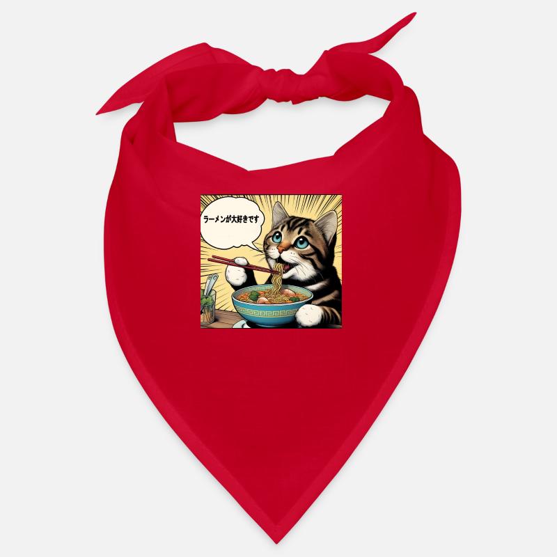 J’adore les ramen chat Bandana