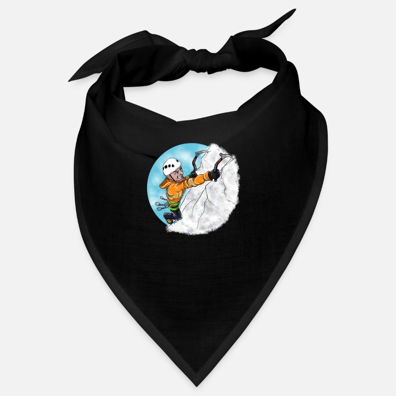 Bergsteiger - Eiskletterer - Kletter T-Shirt Bandana