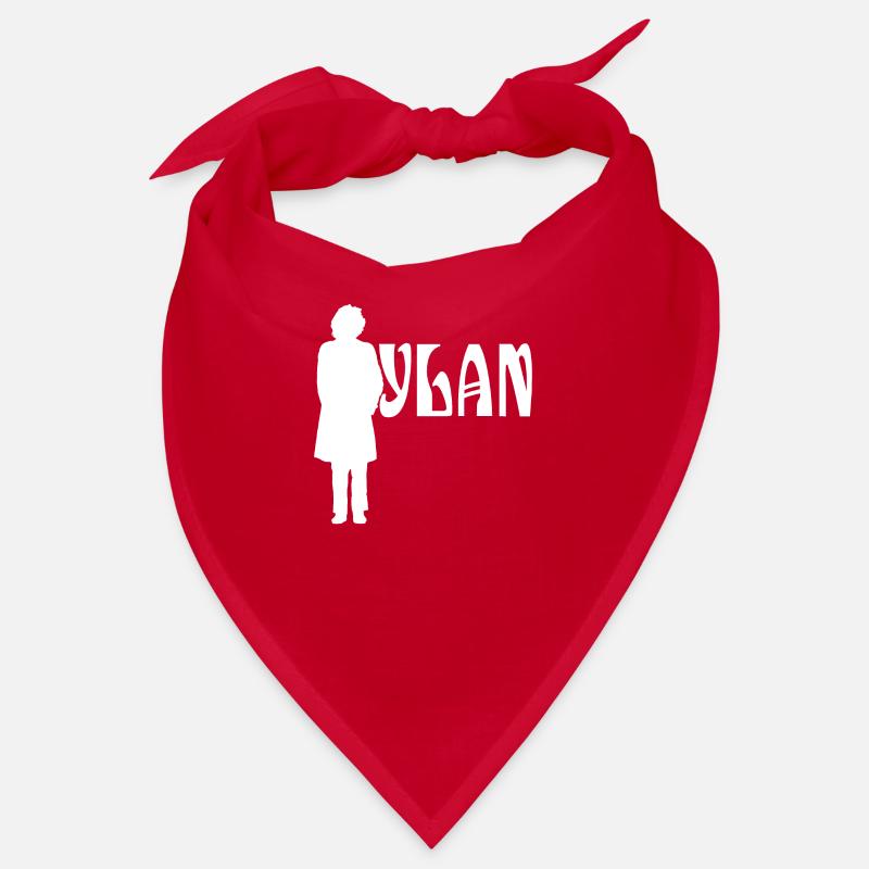 Silhouette White Bob Dylan Bandana