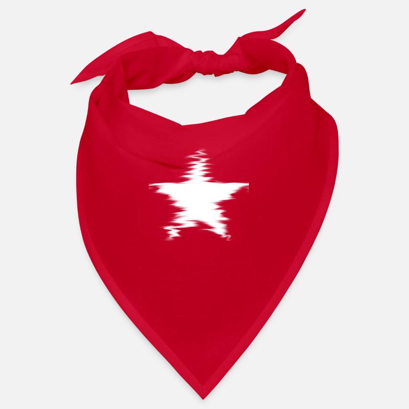 White star blurred look cool gift idea Bandana