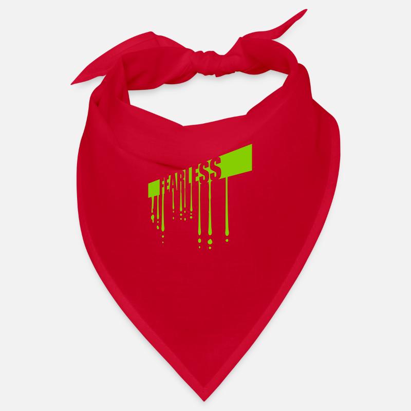 fearless Text Quote Design Bandana