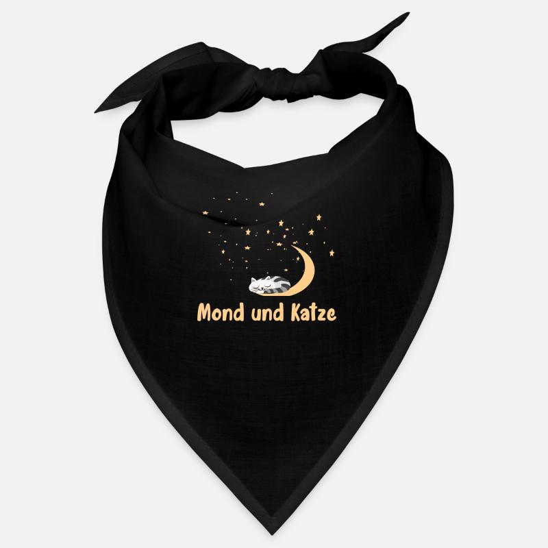 Lune et chat Bandana