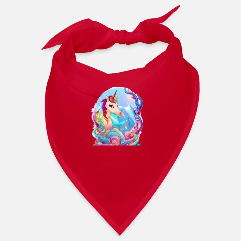 Unicorn Fabeltier Mädchen Einhorn Einhörner Bandana