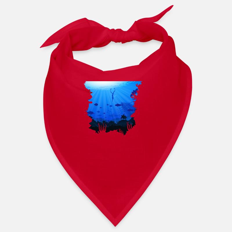 Freedive Diving Apnoe Deep Seas Underwater Diver Bandana