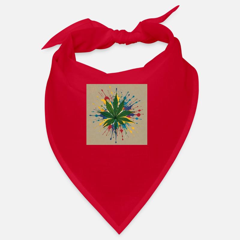 Leaf Hemp Colored Bandana