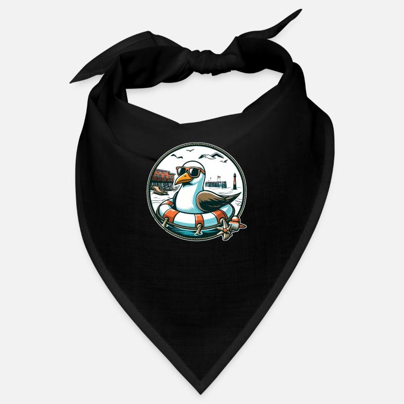 Möwe im Rettungsring Bandana