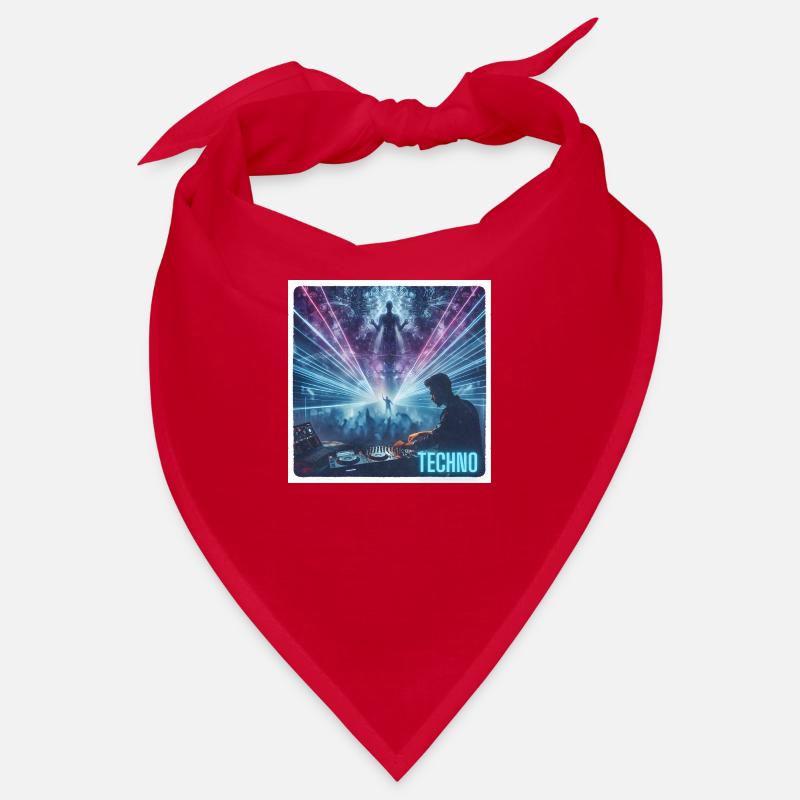 DJ mit Lasershow Bandana