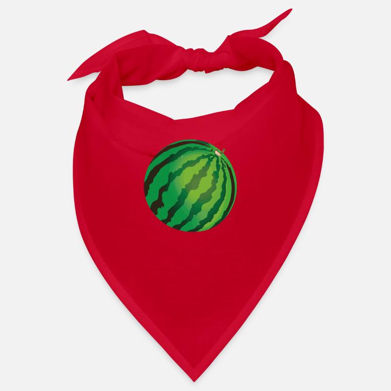 Illustration de pastèque Round Ball Idée cadeau Bandana