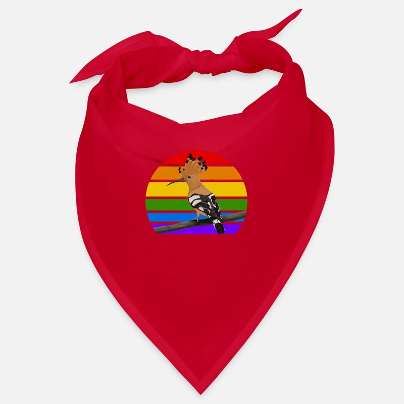 Wiedehopf Vogel Regenbogen Vielfalt Singvogel Bandana