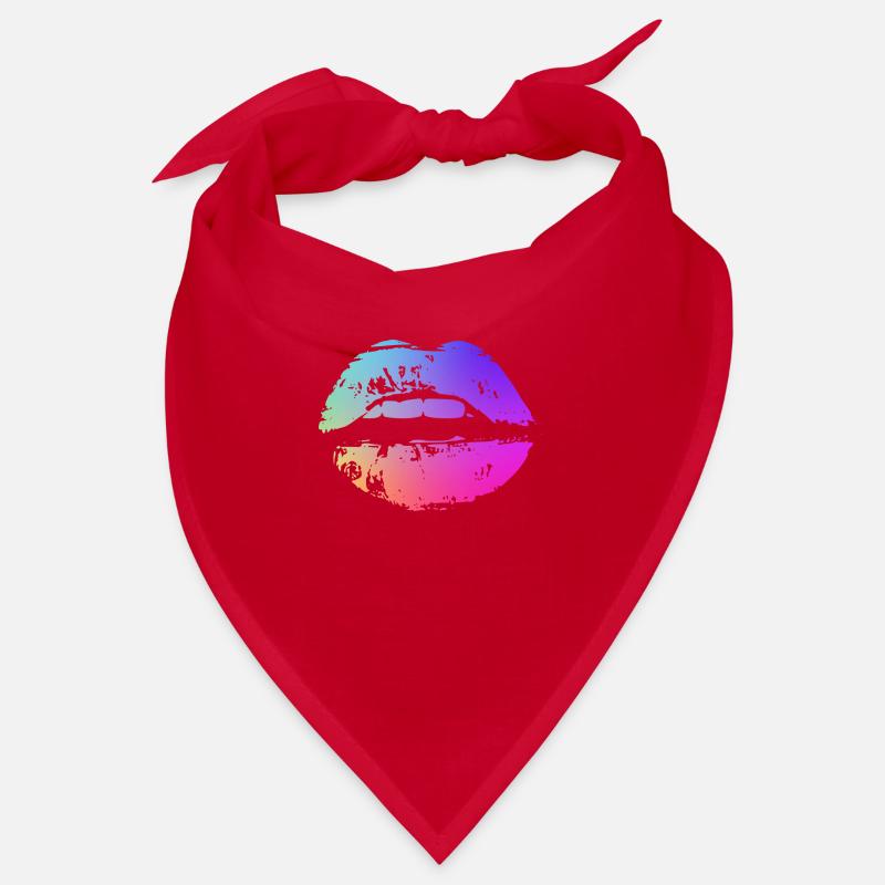 lèvre de couleur néon Bandana