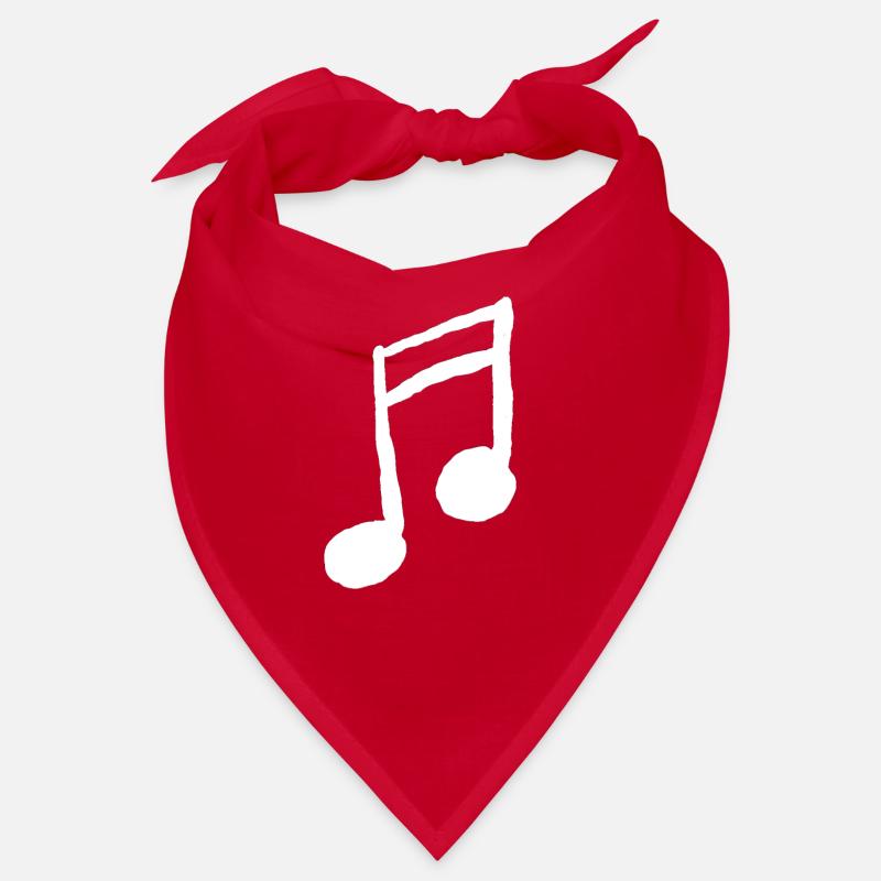 Note (logo grand, blanc) Bandana