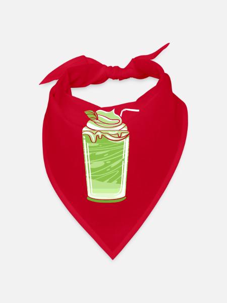 Matcha - Bandana - Rot - Vorne