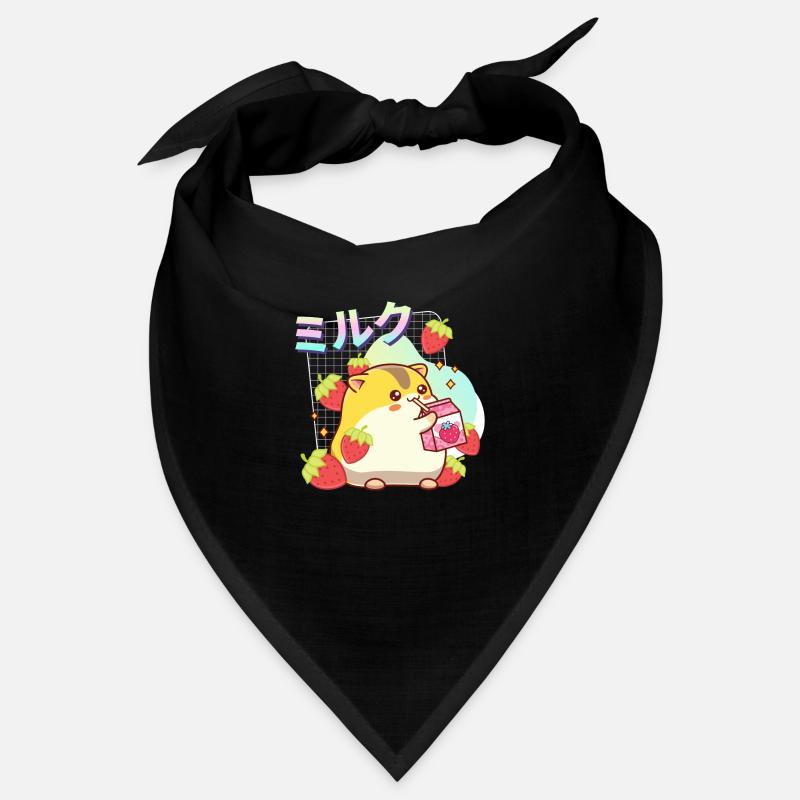 Erdbeeren Milchshake Hamster Bandana