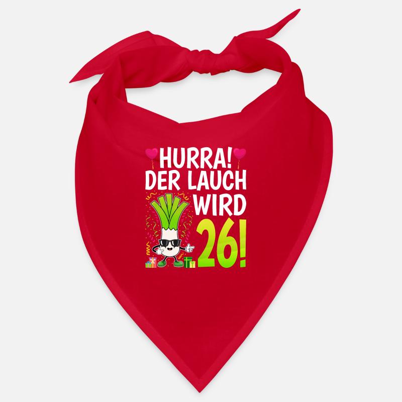 Hurra der Lauch wird 26 Bandana