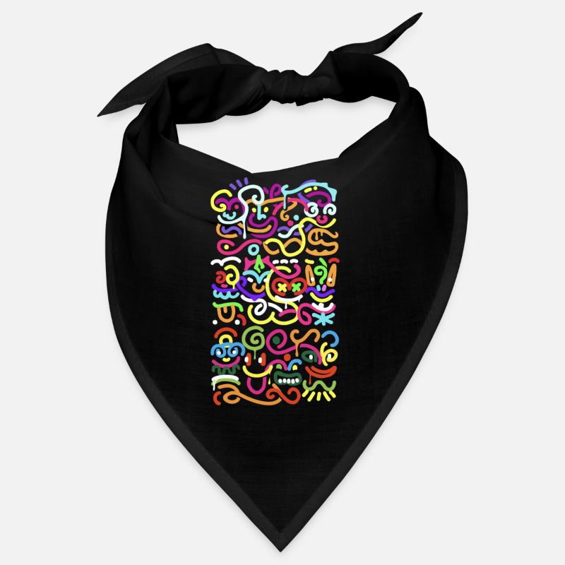 Abstraktes Totem Bandana