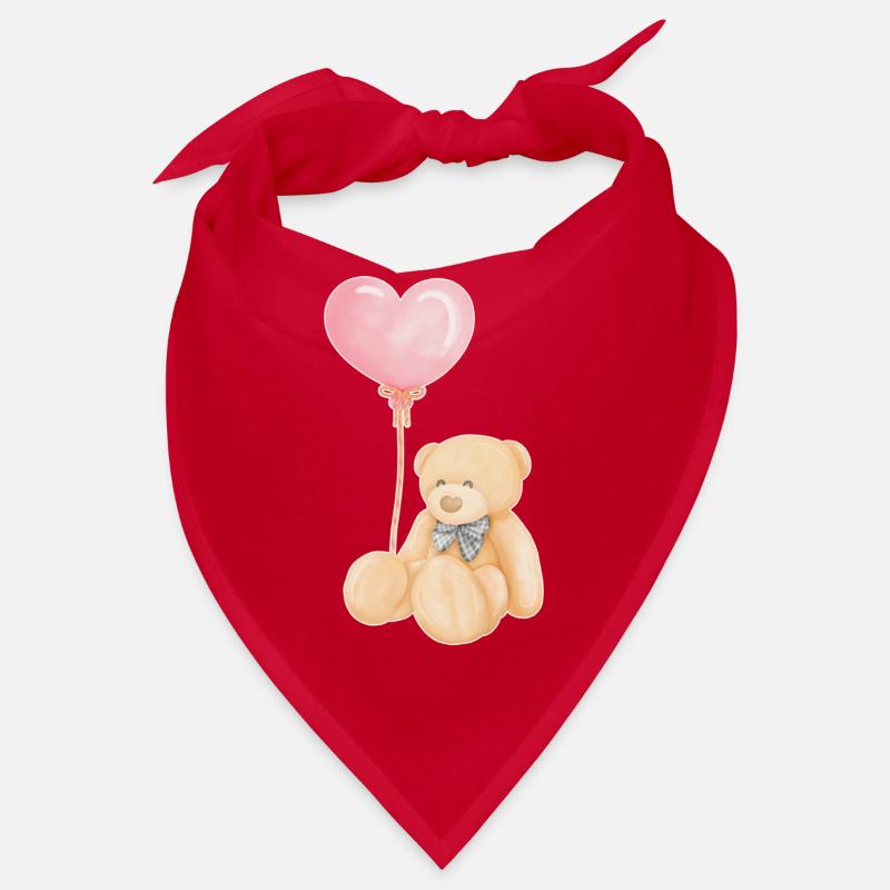Teddy mit Luftballon Bandana