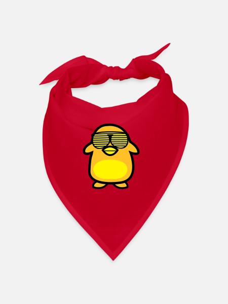 cool penguin - Bandana - red - Front