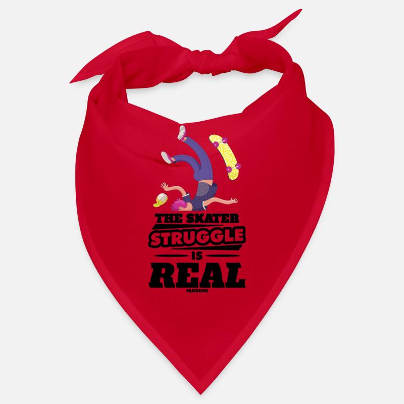 Skateboard Unfall Skater lustiger Spruch Bandana