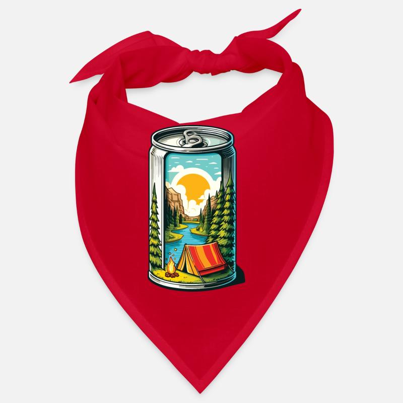 Camping Lagerfeuer Dose Bandana