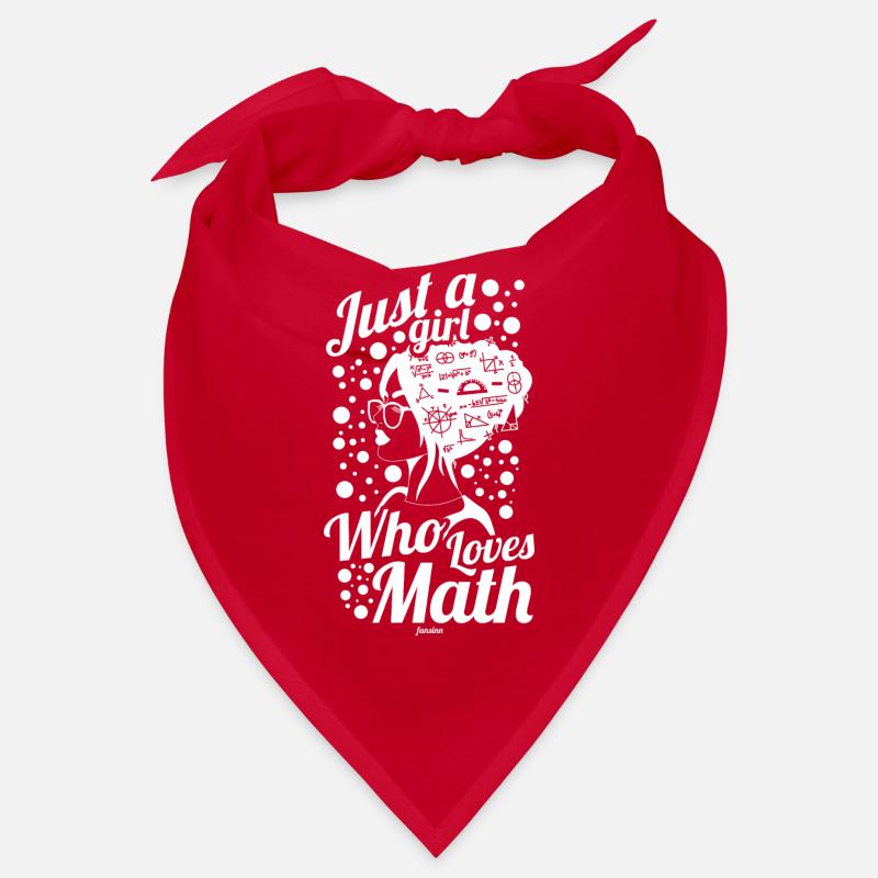 Mathematik - Bandana - Rot