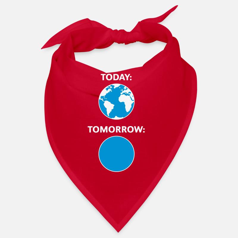 Today – Tomorrow / Globus (Klimawandel / 2C) Bandana