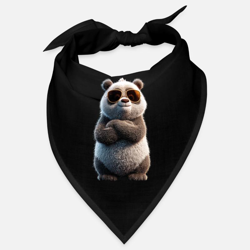 Panda Bär Große Pandas Riesenpanda Süßer Pandabär Bandana