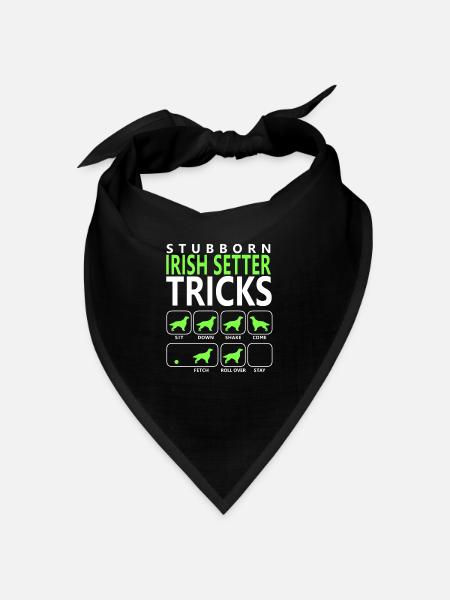 Trucs irrésistibles de poseur irlandais - Bandana - noir - Devant