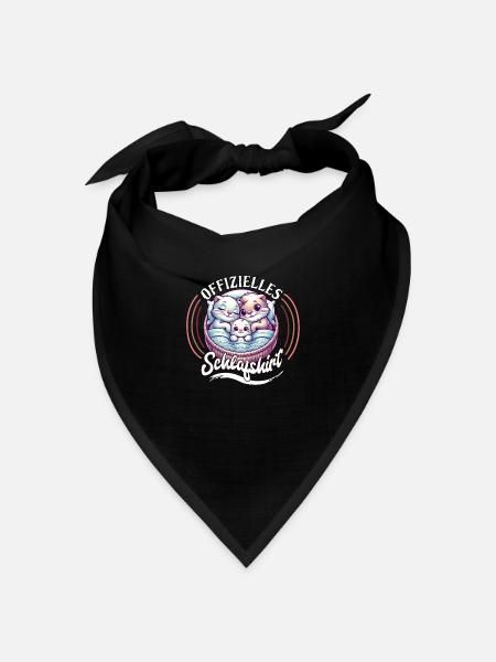 Chemise de nuit officielle Chat Famille Hommes Femmes - Bandana - rouge