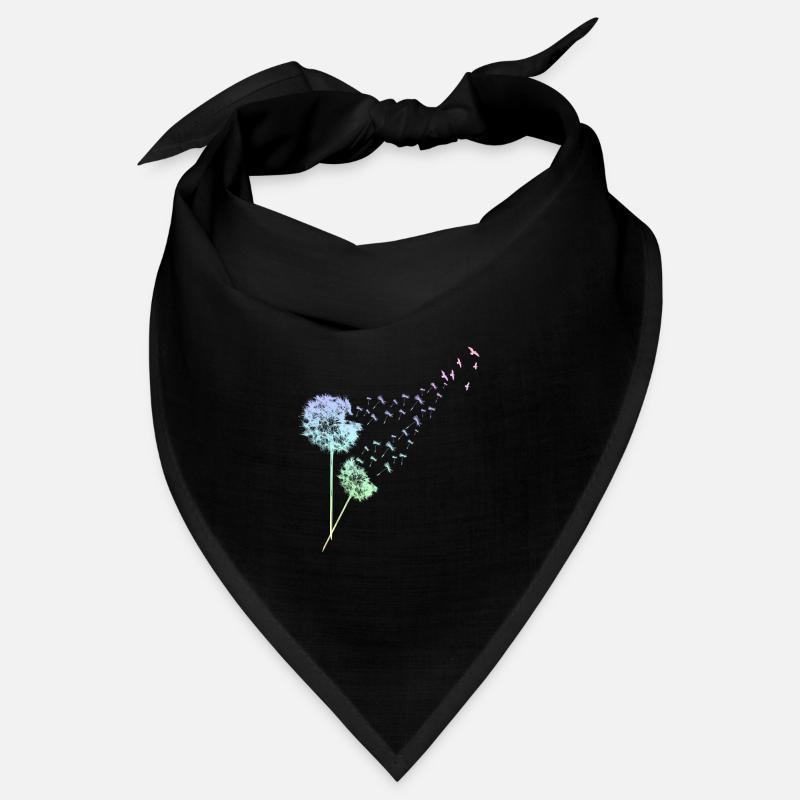 Pusteblume Design Bunt Dandelion Muster Blumen Bandana